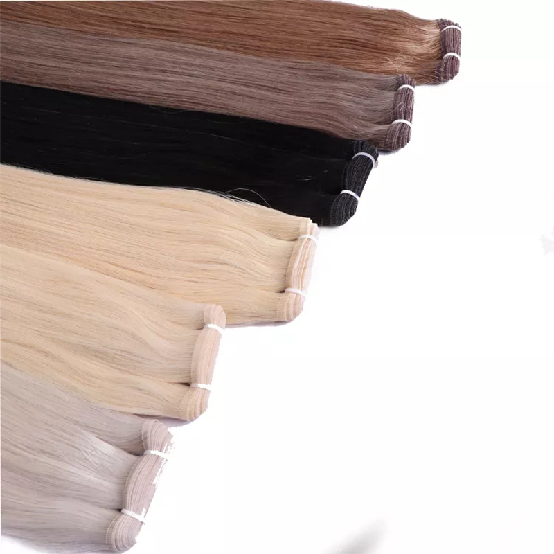 Wholesale Remy Hair Extension Top Quality 12A Grade Flat Weft Extensions